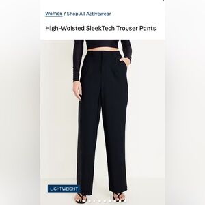 Old Navy High-Waisted Black Trousers